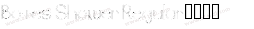 Bates Shower Regular字体转换